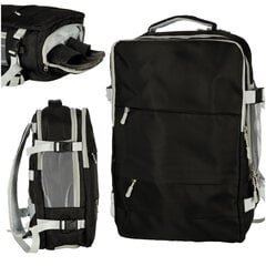 Plecak podróżny do samolotu wodoodporny kabel USB 45x16x28cm czarny цена и информация | Спортивные сумки и рюкзаки | 220.lv