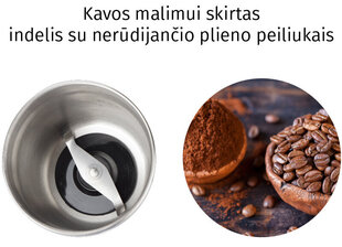 Kafijas dzirnaviņas Master Coffee KRN0MC741CG cena un informācija | Kafijas dzirnaviņas | 220.lv