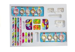 Radošs rotaslietu un pulksteņu izgatavošanas komplekts bērniem Lean Toys cena un informācija | Rotaļlietas meitenēm | 220.lv