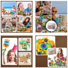 Radošais komplekts bērniem Dārza puķes, 272 gab. cena un informācija | Attīstošās rotaļlietas | 220.lv