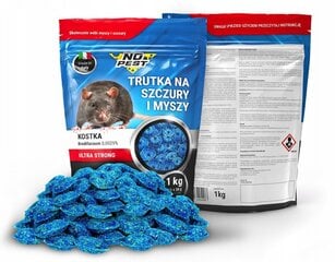 Inde pelēm un žurkām No Pest Brodifakum, 1 kg cena un informācija | Dzīvnieku atbaidīšanas līdzekļi | 220.lv