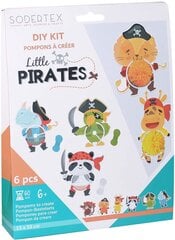 Radošais komplekts Sodertex Burbuļu veidošana Mazie pirāti, 6 gab. цена и информация | Развивающие игрушки | 220.lv