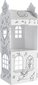Krāsojama un saliekama 3D māja Monumi Saldžioji gatvė 9, 70 cm цена и информация | Modelēšanas un zīmēšanas piederumi | 220.lv