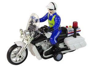 Policijas motocikls Lean Toys ar skaņas un gaismas efektiem cena un informācija | Rotaļlietas zēniem | 220.lv