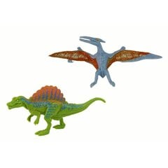 LeanToys dinozauru un raķešu automašīnu figūriņu komplekts цена и информация | Игрушки для мальчиков | 220.lv