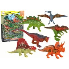 Dinozaurų rinkinys Lean Toys, 6 vnt. цена и информация | Игрушки для мальчиков | 220.lv