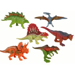 Dinozaurų rinkinys Lean Toys, 6 vnt. cena un informācija | Rotaļlietas zēniem | 220.lv