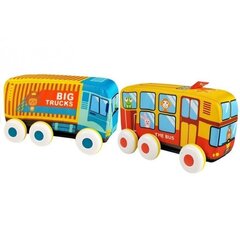 Mīksts pilsētas autobuss bērniem cena un informācija | Rotaļlietas zīdaiņiem | 220.lv
