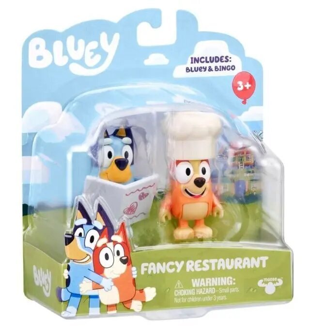 Figūru komplekts: Bluey un Bingo restorāns cena un informācija | Rotaļlietas zēniem | 220.lv