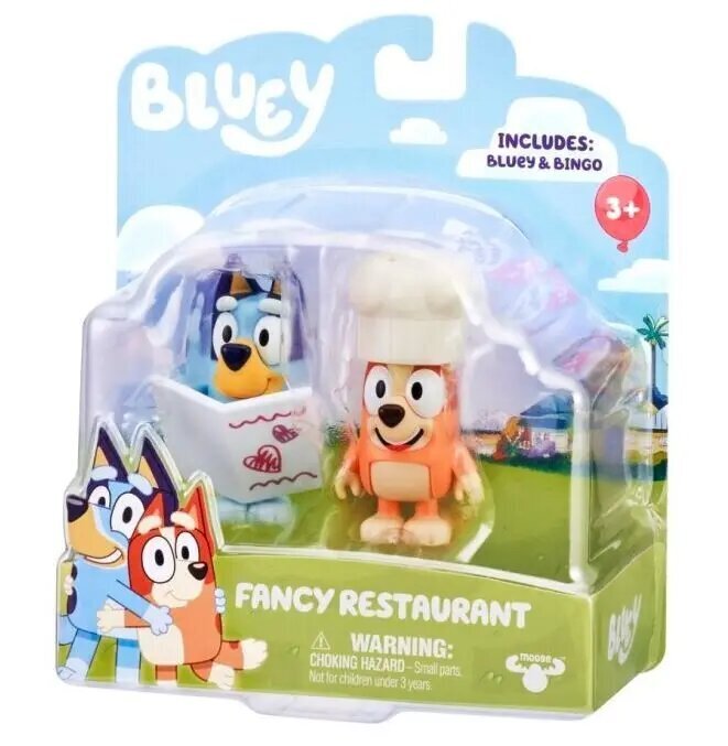 Figūru komplekts: Bluey un Bingo restorāns cena un informācija | Rotaļlietas zēniem | 220.lv