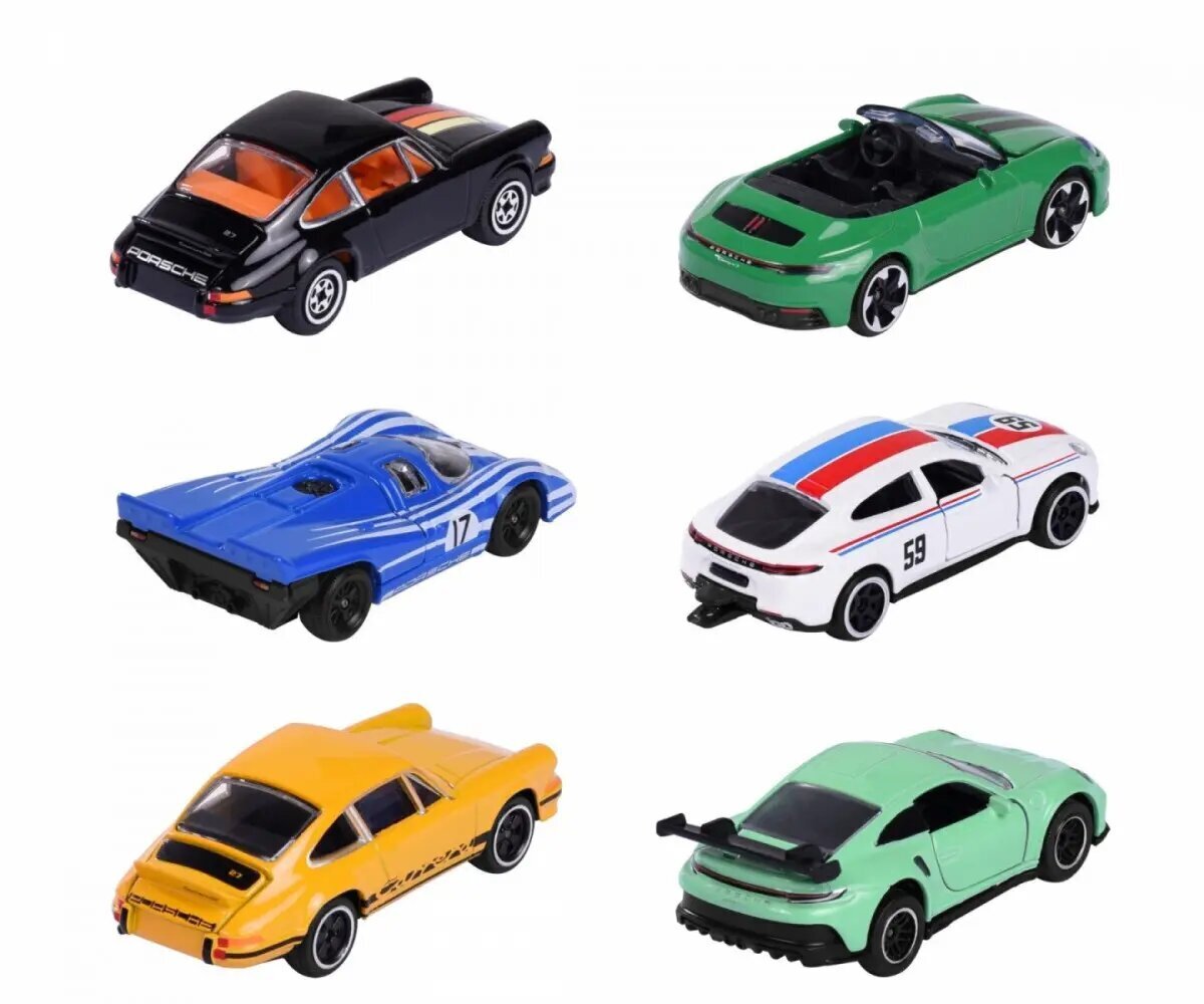 Rotaļu auto komplekts Majorette Porsche Premium Cars cena un informācija | Rotaļlietas zēniem | 220.lv