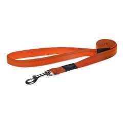 Поводок Rogz Fanbelt 20mm/1,4m оранжевый цена и информация | Поводки для собак | 220.lv