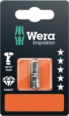 Набор из 4 продуктов, Wera Impaktor PZ3 x 25мм, 855/1 IMP DC, цена и информация | Механические инструменты | 220.lv
