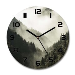 Stikla Pulkstenis Migla virs meža, 30cm цена и информация | Часы | 220.lv