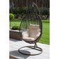 Šūpuļkrēsls Jumi, 195 cm, melns cena un informācija | Dārza krēsli | 220.lv