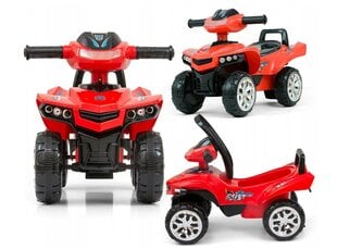 Bērnu skrejmašīna - kvadracikls Milly Mally, sarkans cena un informācija | Rotaļlietas zēniem | 220.lv