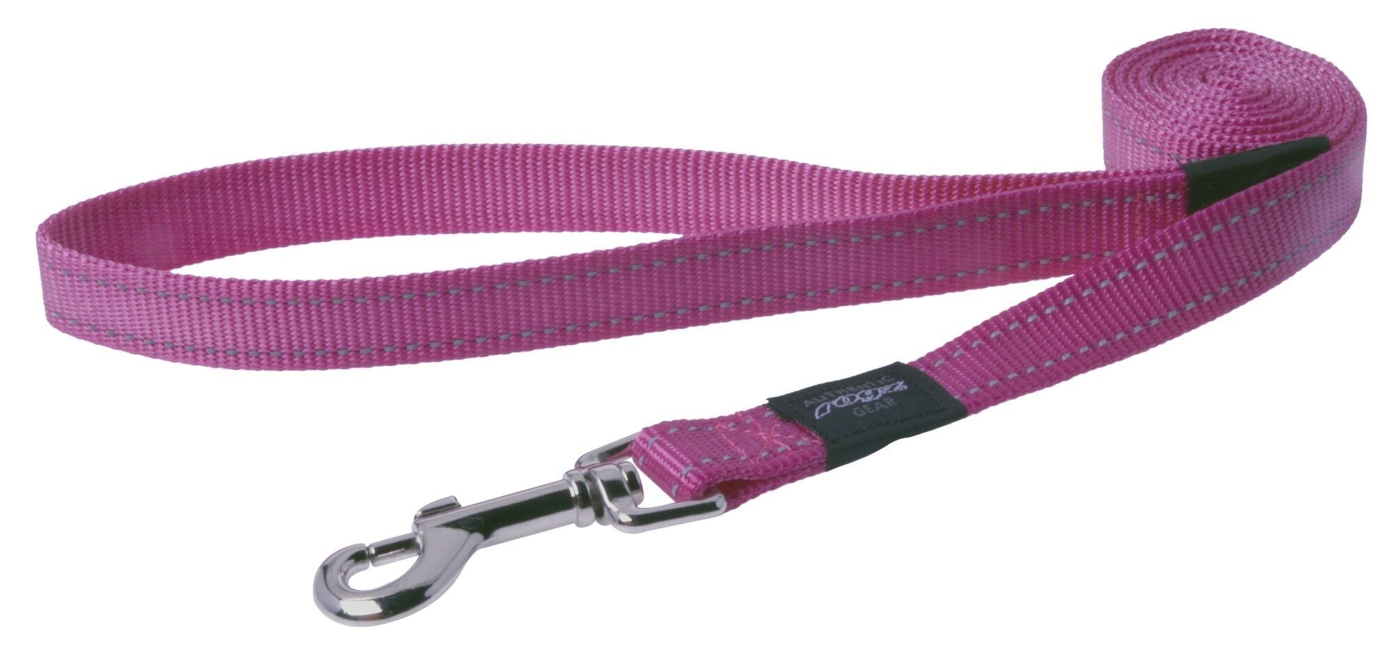 Suņu siksna Rogz, 25 mm, rozā цена и информация | Suņu pavadas | 220.lv