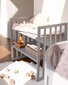 Ovāla bērnu gultiņa 7in1 Waldin +Matracis cena un informācija | Zīdaiņu gultas | 220.lv