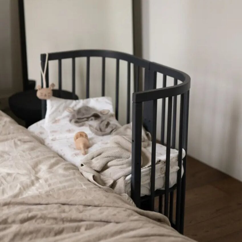 Transformējamā bērnu gultiņa 7in1 Waldin +Matracis цена и информация | Zīdaiņu gultas | 220.lv