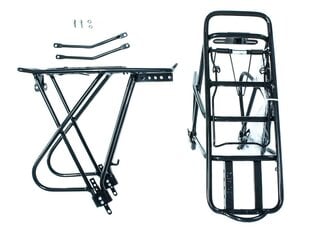 Задний багажник, для велосипедов с колёсами 26"-28", LA8010 цена и информация | Багажник для велосипеда | 220.lv