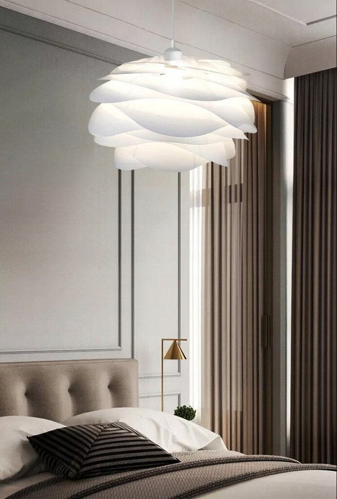 Led-lux piekaramā lampa, balta cena un informācija | Lustras | 220.lv