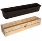 Puķu pods WoodBox, 81,5 x 19 x 15 cm cena un informācija | Puķu podi | 220.lv