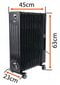 Eļļots elektriskā sildītāja radiators Powermat PM-GOL-3000DLW, 2500W, LCD, wi-fi cena un informācija | Sildītāji | 220.lv