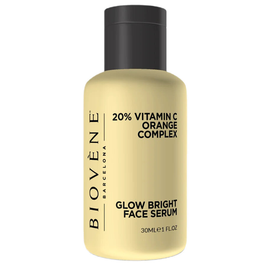 Sejas serums Biovene Glow Bright Face Vitamin C Orange Complex, 30 ml cena un informācija | Serumi sejai, eļļas | 220.lv