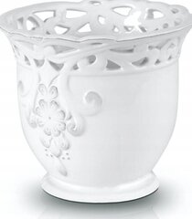 Подставка для цветочного горшка Polnix 13 x 11 см керамика белая цена и информация | Подставки для цветов, держатели для вазонов | 220.lv