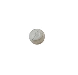 Пуговица пластиковая белая с блестками, 13 мм. цена и информация | Принадлежности для шитья | 220.lv