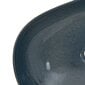 Izlietne, bēša un zila, 59x40x14cm, keramika, ovāla cena un informācija | Izlietnes | 220.lv
