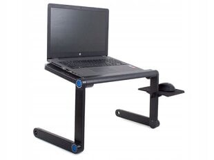Стол компьютерный складной, черный цена и информация | Компьютерные, письменные столы | 220.lv