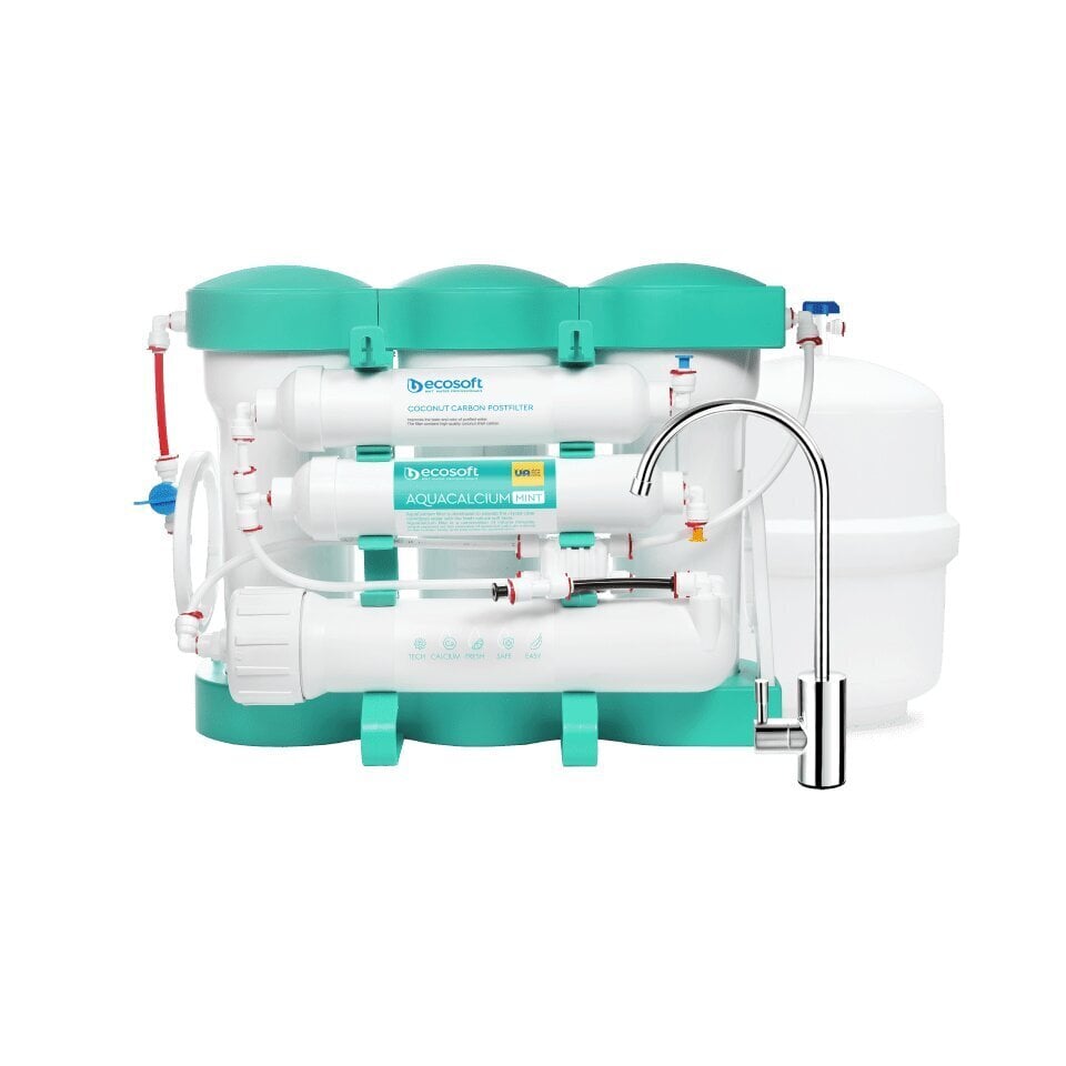 Reversās osmozes filtrs MO675PUREMACECO Ecosoft P’ure AquaCalcium цена и информация | Ūdens attīrīšanas sistēmas un filtri | 220.lv