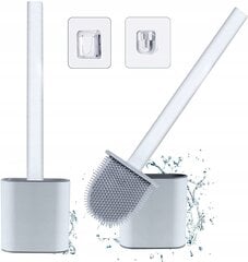 Silikona tualetes birste, balta cena un informācija | Vannas istabas aksesuāri | 220.lv