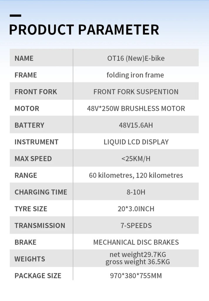 Elektriskais velosipēds OneSport OT16, 20", bēšs cena un informācija | Elektrovelosipēdi | 220.lv