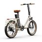 Elektriskais velosipēds OneSport OT16, 20", bēšs cena un informācija | Elektrovelosipēdi | 220.lv