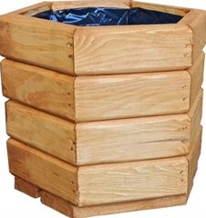 Горшок дреФко 30 см х 25 х 26 см деревянный цена и информация | Вазоны | 220.lv