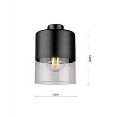 Led-lux piekaramā lampa, melna E27 цена и информация | Люстры | 220.lv