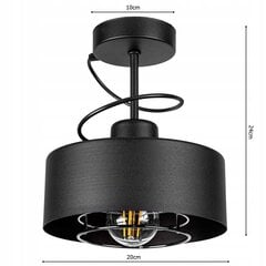 Led-lux piekaramā lampa, melna E27 cena un informācija | Piekaramās lampas | 220.lv