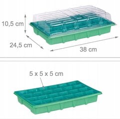 Набор пластиковых теплиц RelaxDays Mini, 24 шт. цена и информация | Теплицы | 220.lv