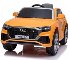 Детский одноместный электромобиль "Audi Q8", оранжевый цена и информация | Электромобили для детей | 220.lv