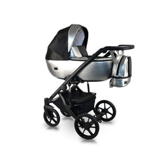 Universālie rati Bexa Air Pro 2in1, AI18 black/silver cena un informācija | Bērnu rati | 220.lv