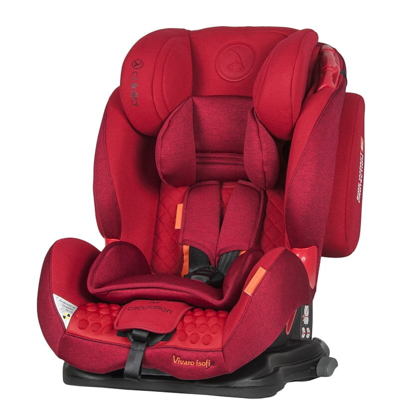 Autokrēsliņš Coletto Vivaro Isofix, 9-36 kg, Red cena un informācija | Autokrēsliņi | 220.lv