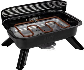 Elektriskais grils Princess Hybrid 112252 BBQ, 440x285 mm, melns cena un informācija | Grili | 220.lv