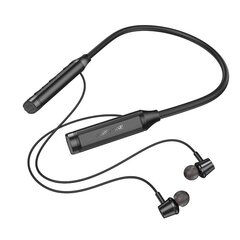 Borofone Sports earphones BE66 Motor bluetooth black цена и информация | Наушники | 220.lv