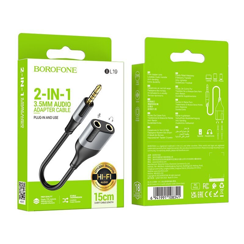 Borofone BL19 cena un informācija | Adapteri un USB centrmezgli | 220.lv