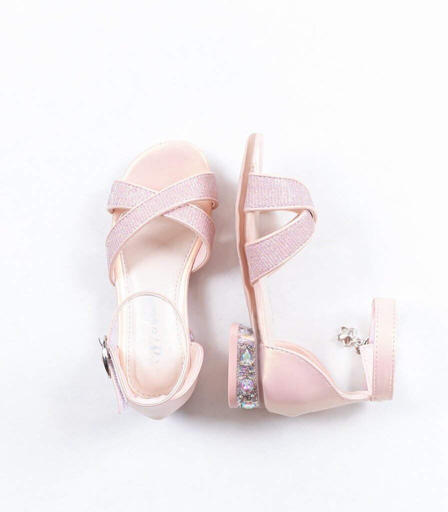 Sandales meitenēm Apawwa 441555 01, rozā cena un informācija | Bērnu sandales | 220.lv