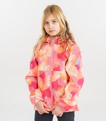 Детская куртка - софтшелл Name It 13223484*01, коралловая/желтая, 5715508379651 цена и информация | Куртки, пальто для девочек | 220.lv