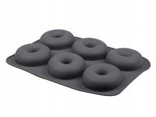 Силиконовая форма для выпечки пончиков серого цвета цена и информация | Формы, посуда для выпечки | 220.lv