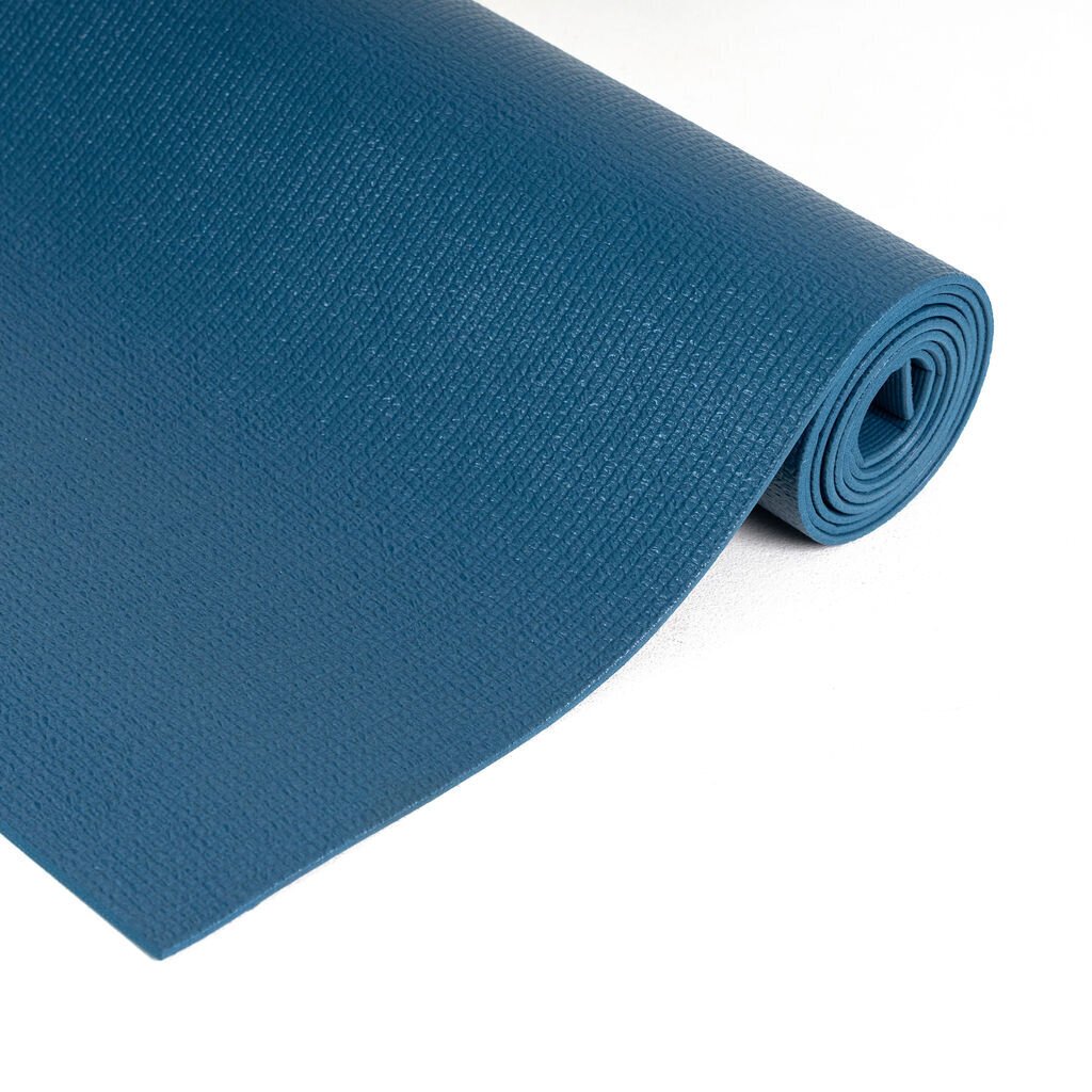 Jogas paklājiņš Poise Yama Yoga, 180x65x0,4 cm, zils cena un informācija | Vingrošanas paklāji | 220.lv